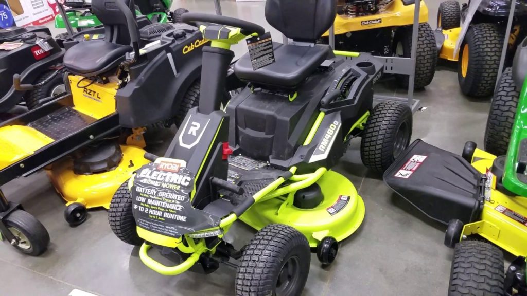 Ryobi Electric Riding Lawn Mower