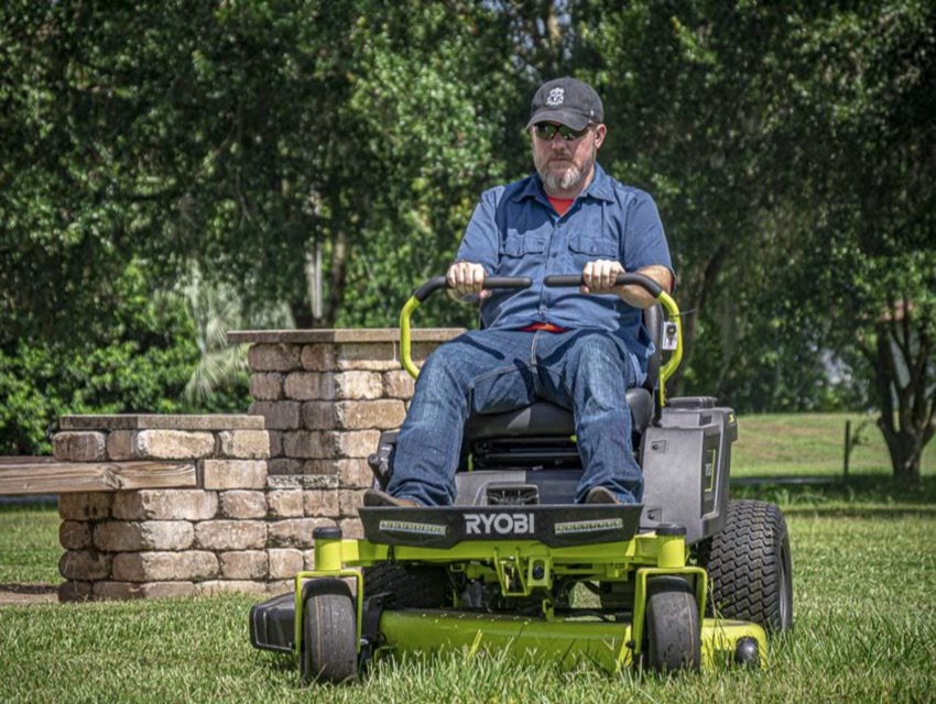 Ryobi Electric Riding Lawn Mower