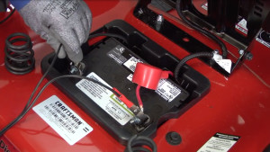 craftsman zero turn mower battery