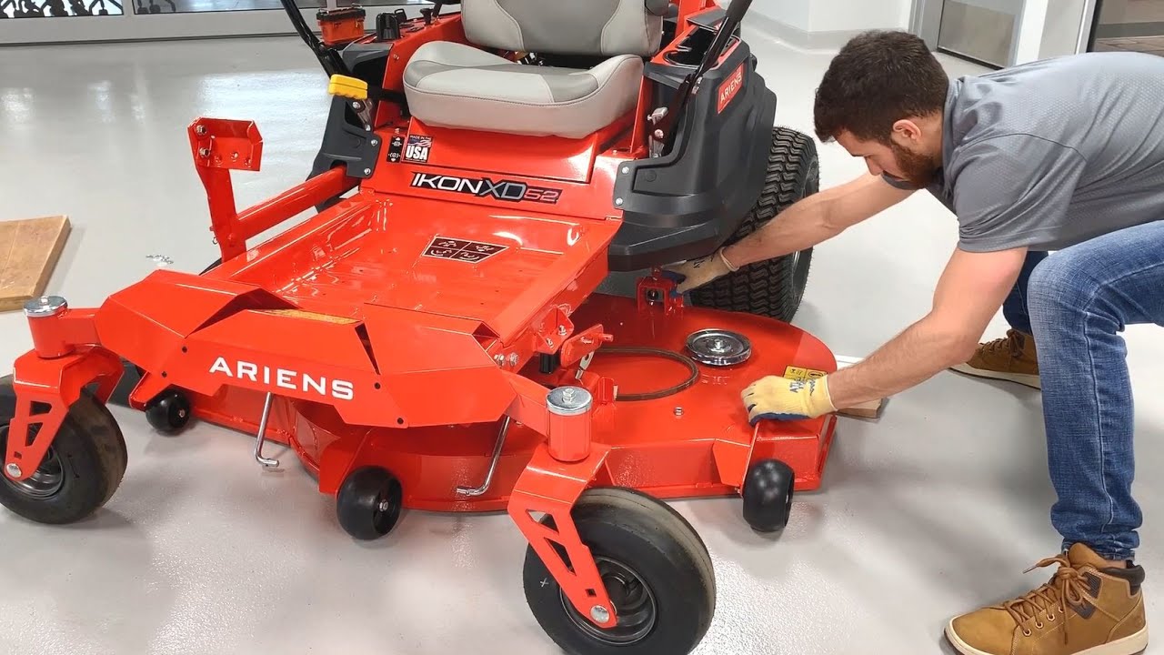 ariens zero turn mowing deck