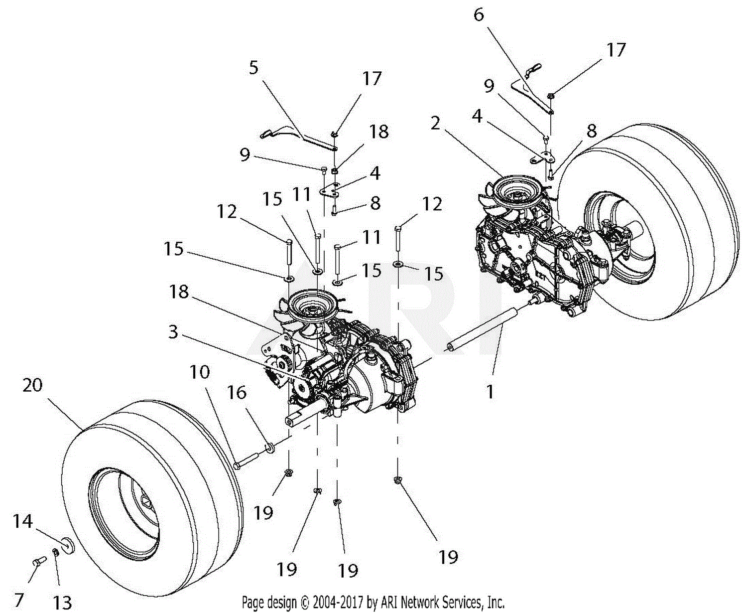 ariens zero turn parts