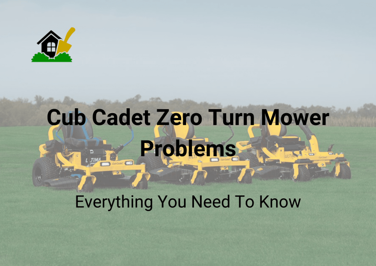 Cub Cadet Zero Turn Mower Problems