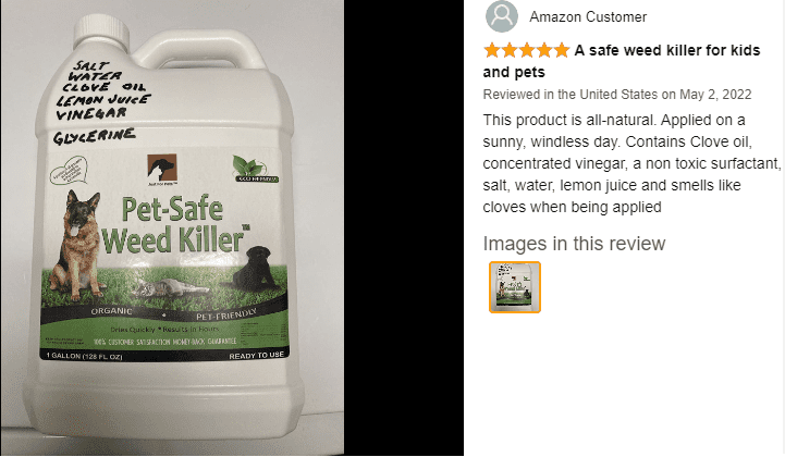 Just For Pets Weed Killer Spray